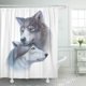 thumbnail image 1 of Cortina de Ducha ABPHQTO Niño Dos Lobos Blanco 150x180 cm, 1 of 1