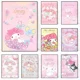 thumbnail image 2 of Póster adhesivo de dibujos animados Kawaii My Melody, pintura colgante de pared, exhibición de escritorio, decoración del hogar, material impreso de alta calidad, 2 of 5