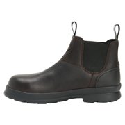Muck Men's Chore Farm Leather Chelsea CT - MED, Black Coffee