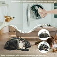 thumbnail image 5 of Petsfit Expandable Cat Carrier Dog Carrier, Soft-Sided Portable Pet Travel Carrier, Removable Soft Plush mat and Pockets, Locking Safety Zippers, 19x12x12 Inches, 5 of 10