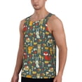 thumbnail image 2 of Haiem Cute Animal Forest Men Workout Tank Top Gym Bodybuilding Sleeveless Muscle T Shirts Athletic Tank Breathable Workout Shirt-4X-Large, 2 of 9