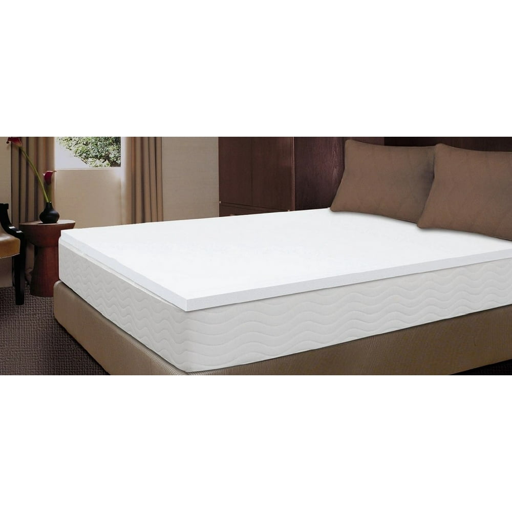 Sealy 1.5" 3 lb Density Premium Memory Foam Bed Topper w/o Topper Cover