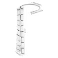 thumbnail image 5 of TFCFL Stainless Steel U-shaped Shower Curtain Rod Stretchable 0.9-1.3m with 7.87ft*5.91ft Curtain, 5 of 12
