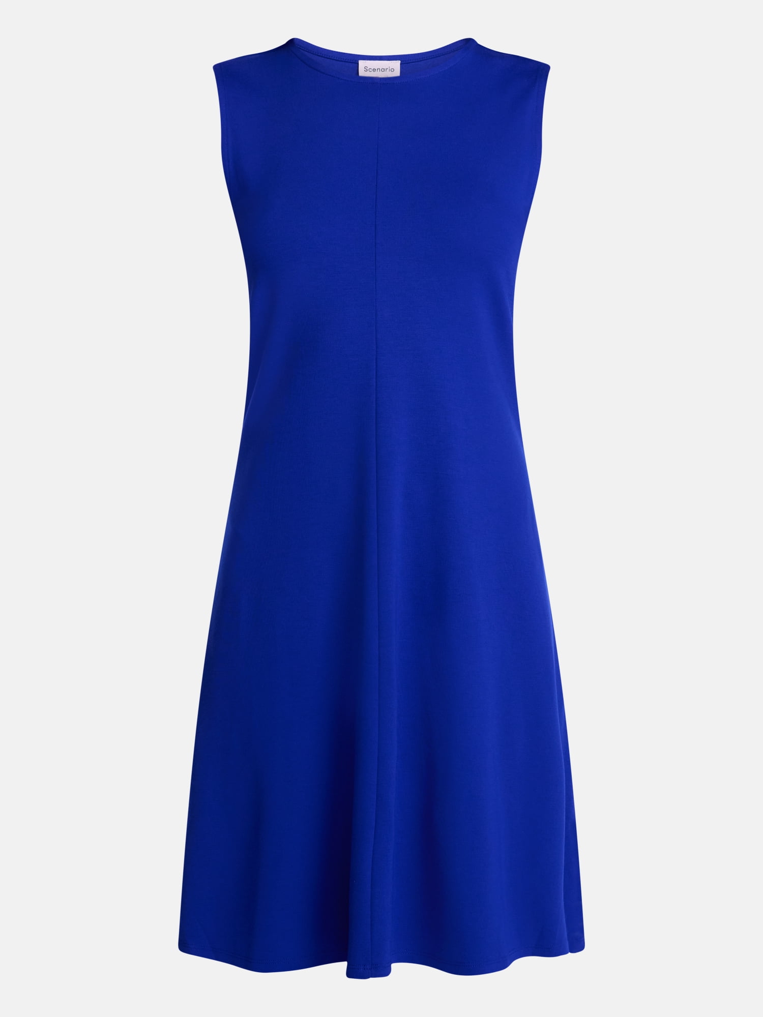 Scenario Women's and Women's Plus Fit and Flare Mini Dress, Sizes XS-4X
