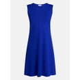 thumbnail image 6 of Scenario Women's and Women's Plus Fit and Flare Mini Dress, Sizes XS-4X, 6 of 6