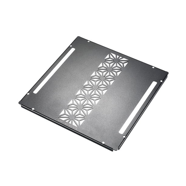 Bandeja de almacenamiento Estante de leña de metal portátil para acampar y escritorio multifuncional al aire libre plegable Picnic pesca barbacoa Mini soporte de leña y mesa CAMPINGMOON Bandeja de almacenamiento