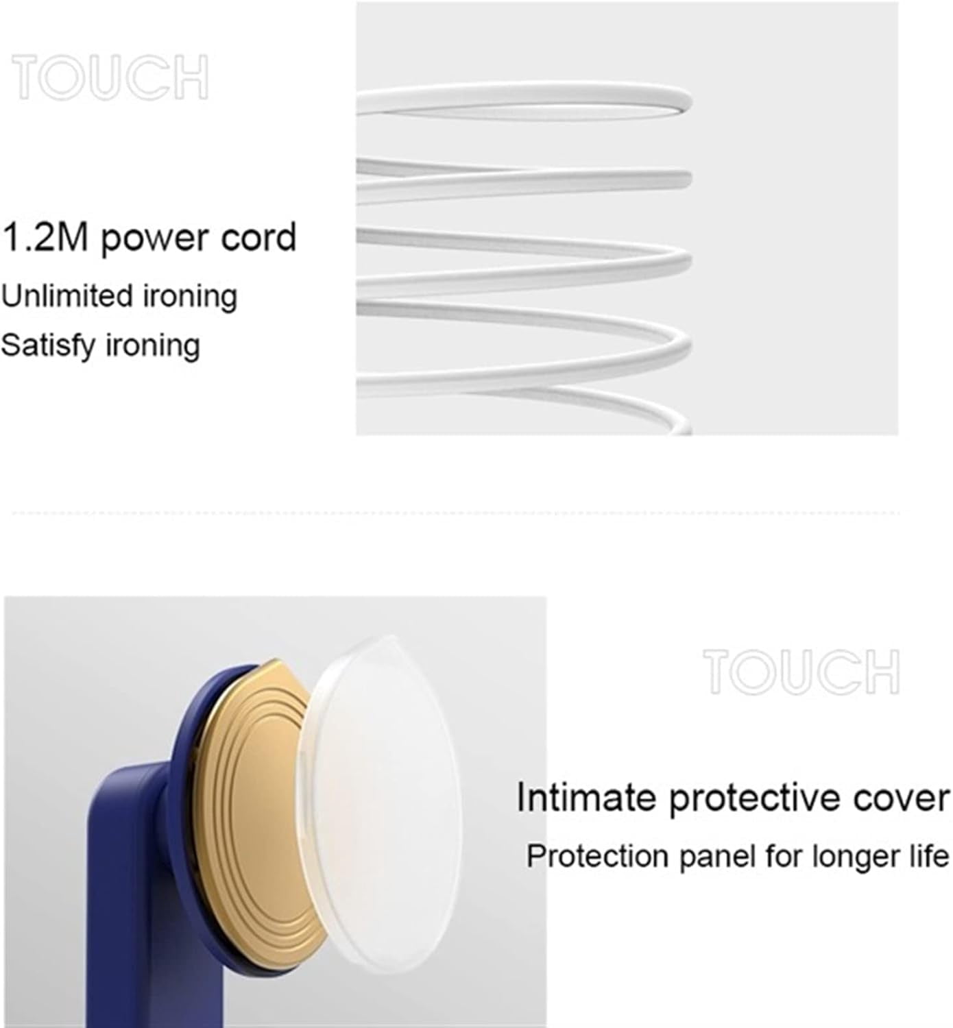 Irons, Portable Handheld Garment Steamer Electric Cloth Ironing Machine Mini Travel Clothes Steaming Brushes Humidifier Facial Iron