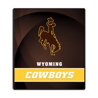 NCAA Wyoming Cowboys 3 Ring Binder, 175 Sheet Capacity, 1" Metal Rings