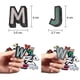 thumbnail image 3 of 104 parches de letras para planchar, parches de letras A-z, tela para coser sombreros, chaquetas, camisas y jeans, 3 of 4