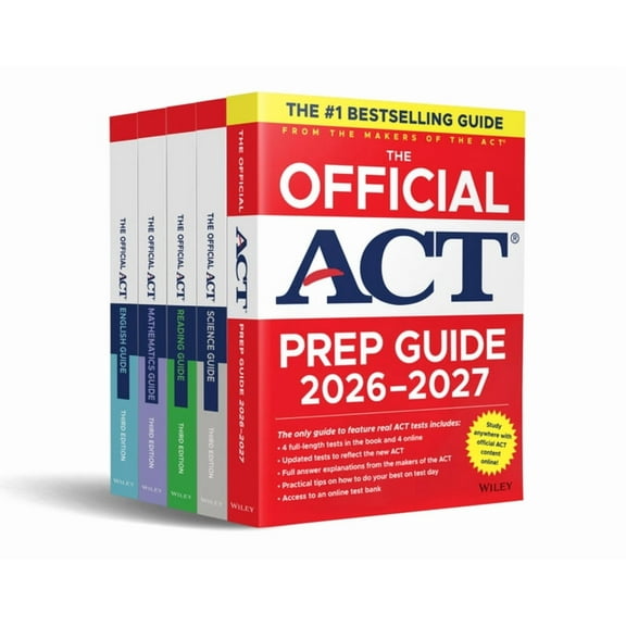The Official ACT Prep and Subject Guides 2026-2027, Complete Set, (Paperback)
