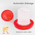 thumbnail image 3 of Poultry Feeder, 9.2x10.2cm Chick Feeder And 8.7x10.2cm Waterer Kit Rotating Sleeve Design Automatic Feeding And Watering Poultry Feeder, 3 of 5
