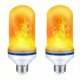 thumbnail image 1 of 2 Pack LED Flame Effect Bulbs - Newly Upgraded 4 Modes, 1 of 3
