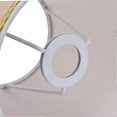 thumbnail image 2 of Lot de 2 petits abat-jours en tissu beige avec bords dorés pour lampe de table E14, lustre, applique murale, 2 of 4