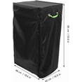 thumbnail image 2 of Firewood Rack Cover Outdoor Log Rack Protector with Weather Resistance and Breathable Material Secure Fit for Patio Firewood Storage Easy, 2 of 7