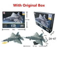 thumbnail image 1 of Nuevos bloques de construcción de la serie militar, A-10 de combate multiusos creativo, soporte de avión de ataque, modelo F14, juguetes para niño, regalo de Navidad,NO.24-47( WITH BOX ), 1 of 6