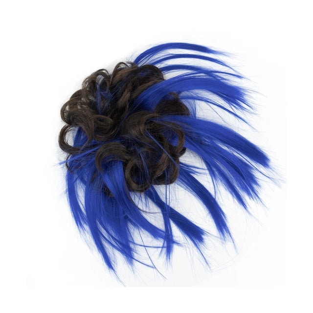2 Pcs Chignon Décoiffé Pièce Chignon Faux Chouchous Extension Postiches Ondulés Bouclés Queue de Cheval Chignon Serre-Tête pour Femmes