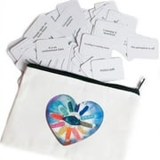CLARITY Love Pack - Fortune Telling Cards - Miniature Clarification Cards - 166 Fortunes on Front and Back with Zip Bag