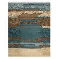 thumbnail image 2 of Safavieh Kenya Augustin Abstract Area Rug, Blue/Beige, 8' x 10', 2 of 8