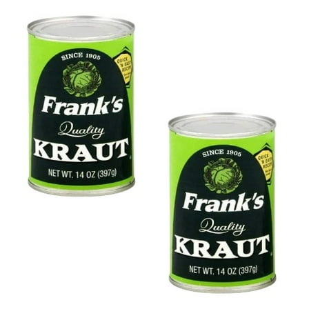 ( 2 Pack ) Frank's Quality Kraut 14 Oz