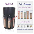 thumbnail image 3 of Tizuqe Automatic Coin Sorting Machine 5 In 1 Change Counter Organizers For Home Office, 3 of 6