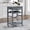Gray+22 inch Marble Countertop, variant on Avobird Kitchen Island Cart, Mobile Kitchen Cart with 22inch Marble Countertop/Underneath Drawer/Slide-Out Wire Storage Basket, White
