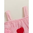 thumbnail image 6 of ZINTAOZT Kids Girl Layerd Tulle Dress Sleeveless Heart Star Sequin Dress Toddler Girl Valentine Princess A-Line Dress, 6 of 8