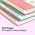thumbnail image 4 of NIRMIRO A4 Spiral Notebook, 8.5" x 11" Large Hardcover College Ruled Journal, 300 Pages 100GSM Lined Paper No Bleed for Professional Writing & Note-Taking Supplies, 4 of 9