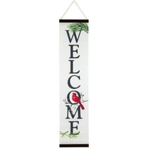 43" Cardinal Welcome Wall Sign Decoration