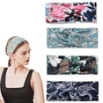 thumbnail image 1 of Paquete de 4 diademas para mujer, estilo bohemio, con diseño de flores, entrecruzadas, para el pelo, 1 of 8