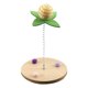 thumbnail image 1 of Juguete para gatos, pelota de sisal para rascar, divertida, suministros para mascotas para gatos de interior, pelota interactiva resistente para gatit, 1 of 9