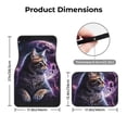 thumbnail image 5 of Vsdgher Purple Moon Cat Car Foot Mat Set of 4 Pieces Universal Floor Liner Car Accessories Fits Most Cars, Trucks, Vans, sedans, SUV, 5 of 7