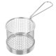 thumbnail image 2 of Cesta para freír de acero inoxidable Cesta para papas fritas Cesta para alimentos fritos con asa, 2 of 5