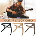 thumbnail image 2 of Capo Quick Change Guitar Capo – Capo Wooden With 6 Guitar Picks K6N6, 2 of 7
