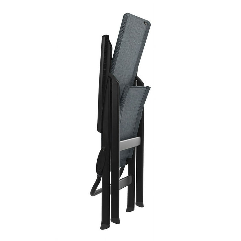 High-Back Chair - Black Steel Frame - Obsidian Duo Fabric High-Back Chair - Black Steel Frame - Obsidian Duo Fabric