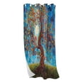 thumbnail image 2 of Blackout Curtains Window Curtain for Bedroom Living Room 1 Panel 82"x42" Lift Tree and Moon, 2 of 8