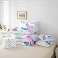 thumbnail image 6 of Castle Fairy Marine Mermaid Bedding Comforter Set,Ocean Princess King Bedding Sets, 6 of 8