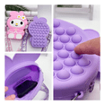 thumbnail image 5 of Bolsa Kuromi Monedero Y 2Llavero 3pz  Belug,  Morado, 5 of 5