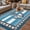 Blue, variant on Navy Blue Anchor Outdoor Rug for Patio/Deck/Porch, Non-Slip Large Area Rug 6 x 9 Ft, Nautical Summer Beach Coastal Ocean Indoor Outdoor Rugs Washable Area Rugs, Reversible Camping Rug Carpet Runner