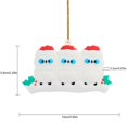 thumbnail image 2 of De Búho Para Árbol De Navidad 2021 Con Cordón Familia De 44599 Colgante De Bendición Manuscrita Diy Regalo Para Amigos O Familiares Yuarrent HA039938-02, 2 of 6