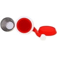 thumbnail image 3 of Infuseur de Théière en Forme de Chapeau de Noël Filtre en Silicone Diffuseur Cadeau - Rouge, 3 of 4