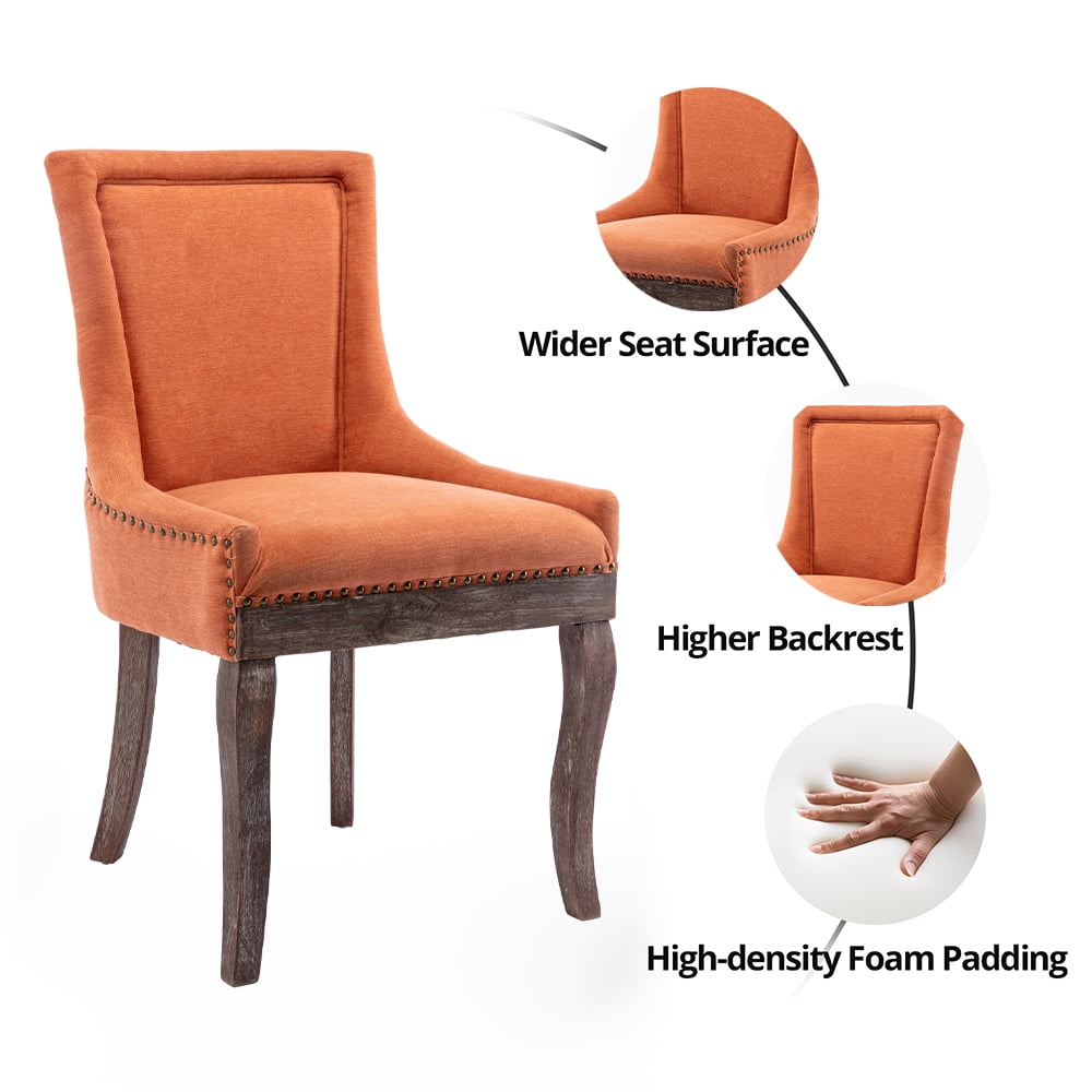 Buy 4 Piece Upholstered Dining Chairs, HANSHE Dining Chairs Set of 4, Modern Dining Chairs with