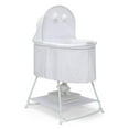 thumbnail image 1 of Delta Children Soothing Dreams Deluxe Rocking Bassinet, Grey Lattice, 1 of 9