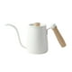 thumbnail image 2 of Verter sobre El Mango de Madera de Dos Prácticos Hervidores de Café de Acero Inoxidable. BLESIY hervidor de café, 2 of 8