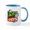 White/Blue Inside, variant on CafePress - Nerf Beyond Limits Mugs - 11 oz Ceramic Mug - Novelty Coffee Tea Cup