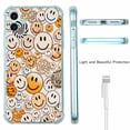 thumbnail image 5 of Hippie Smiley Faces Case for iPhone 11 ,Aesthetic Art Design Pattern TPU Shock Proof Cover Case, 5 of 5