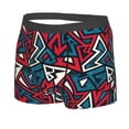 thumbnail image 2 of Balery Geometric Elements Men's Boxer Briefs, Soft and Breathable Cotton Underwear with nylon Waistband-Medium, 2 of 9