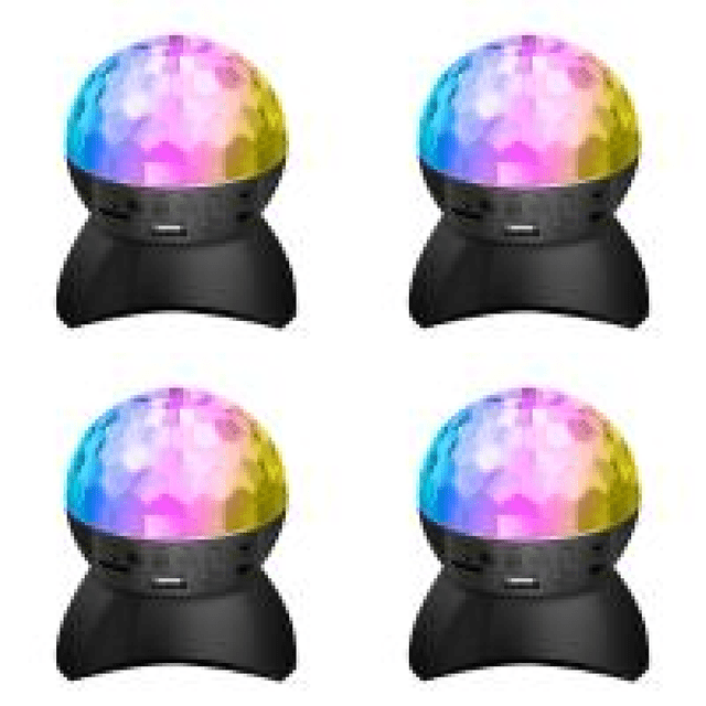 Fiesta Discoteca Lámpara Espectáculo RGB Con Carga USB para Fiestas Baile en Casa (negro)