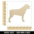 thumbnail image 2 of Rottweiler Dog Solid Wood Shape Unfinished Piece Cutout Craft DIY Projects - 6.25 Inch Size - 1/4 Inch Thick, 2 of 7