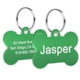 thumbnail image 3 of Pet Artist Personalized Pet Name ID Tags for Dog, Custom Double Sided Engraved Bone Shape, 3 of 9