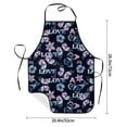 thumbnail image 2 of Disketp Love Butterflies Kitchen Apron with adjustable Aprons for Women with Pockets Cooking Powder Pink Apron, 2 of 7